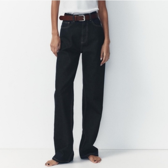 ZARA Ultra Highrise Full Length Jeans - Picture 2 of 3